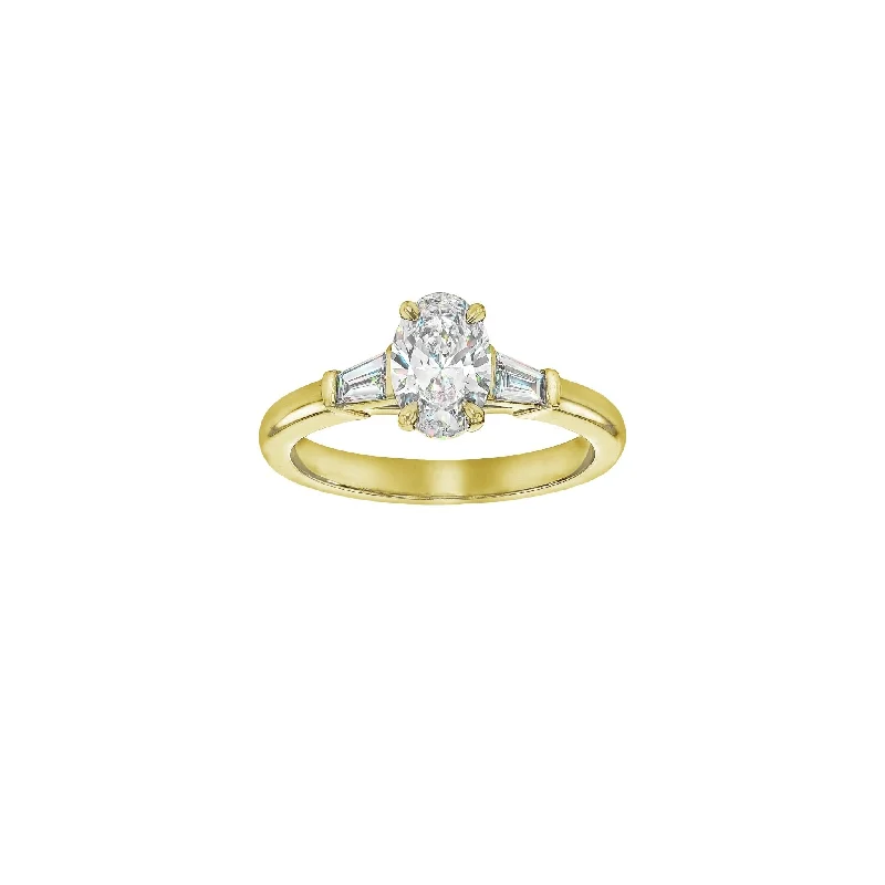 Ruby and diamond engagement ring with a halo of diamonds in 14K red gold1.30ct Lab Grown Willow Diamond Ring - Size L - 18K Yellow Gold Ruby and diamond engagement ring with a halo of diamonds in 14K red gold1.30ct Lab Grown Willow Diamond Ring - Size L - 18K Yellow Gold