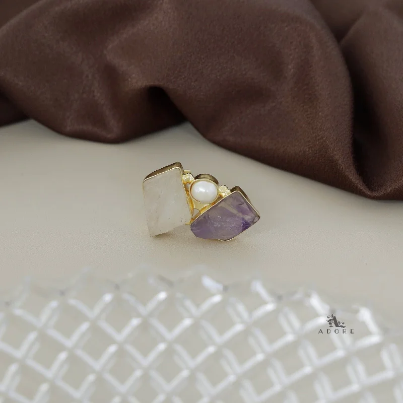 Amethyst + Raw Crystal