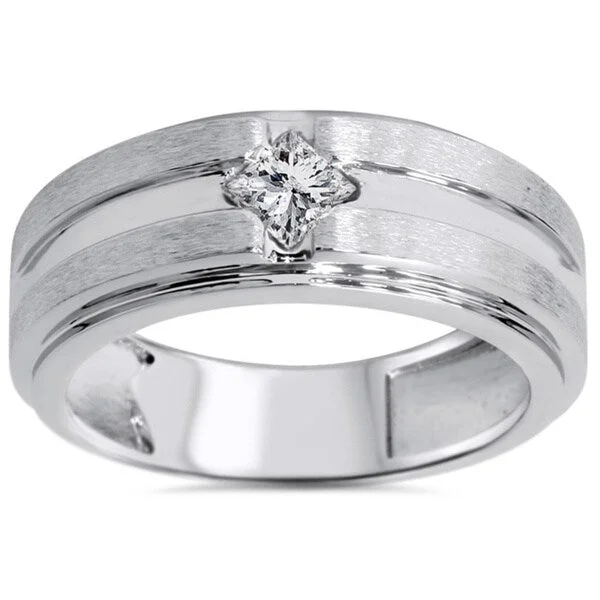Vintage - Style Women's Diamond Rings with Floral - Engraved Bands and Multiple Diamond AccentsPompeii3 14k White Gold 2/5ct TDW Men's Diamond Wedding Band (H-I, I1-I2) Vintage - Style Women's Diamond Rings with Floral - Engraved Bands and Multiple Diamond AccentsPompeii3 14k White Gold 2/5ct TDW Men's Diamond Wedding Band (H-I, I1-I2)