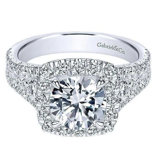 Men's Turquoise Engagement Rings in 925 Silver with a Southwestern - Inspired BandSplit Shank Halo Diamond Ring 1.54 Cttw 14K White Gold 335A Men's Turquoise Engagement Rings in 925 Silver with a Southwestern - Inspired BandSplit Shank Halo Diamond Ring 1.54 Cttw 14K White Gold 335A