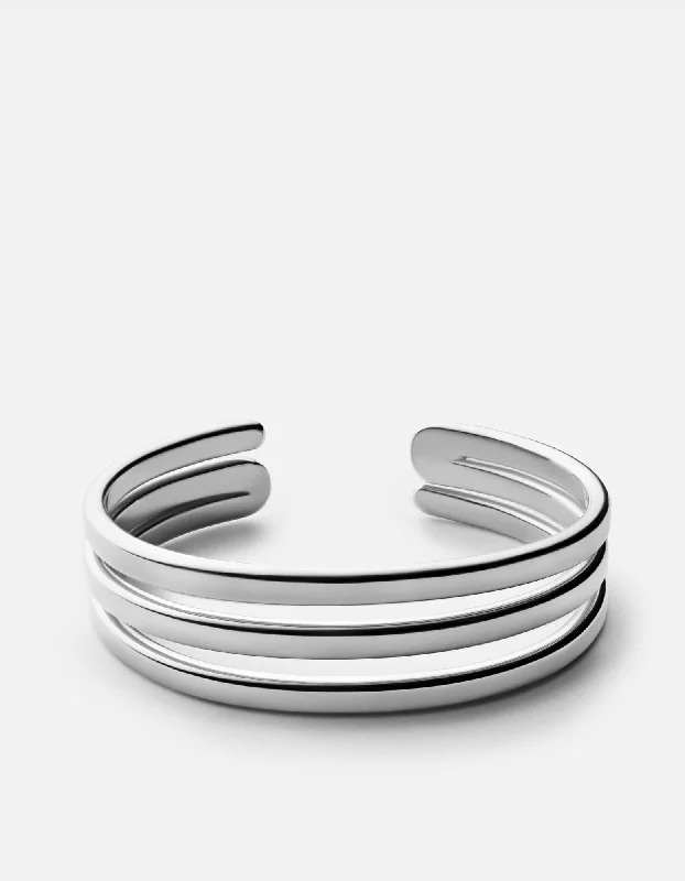 Silicone Women's Rings for a Comfortable and Durable OptionExpo Cuff, Sterling Silver Silicone Women's Rings for a Comfortable and Durable OptionExpo Cuff, Sterling Silver
