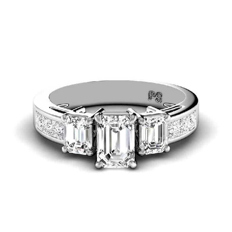 Men's Black Onyx Engagement Rings Set in Titanium for a Modern and Bold Look1.70-4.20 CT Princess & Emerald Cut Lab Grown Diamonds - Engagement Ring Men's Black Onyx Engagement Rings Set in Titanium for a Modern and Bold Look1.70-4.20 CT Princess & Emerald Cut Lab Grown Diamonds - Engagement Ring