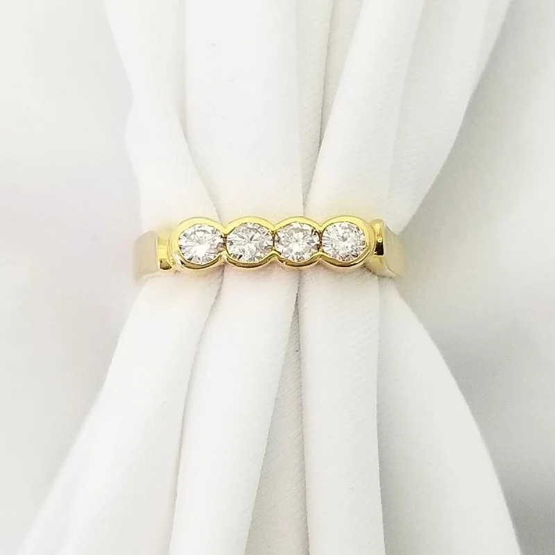 Women's Rings with Hidden Compartments for Secret KeepsakesYellow Gold Diamond Eternity Ring Women's Rings with Hidden Compartments for Secret KeepsakesYellow Gold Diamond Eternity Ring