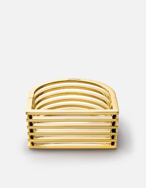 Silicone Women's Rings for a Comfortable and Durable OptionTriad Cuff, Gold