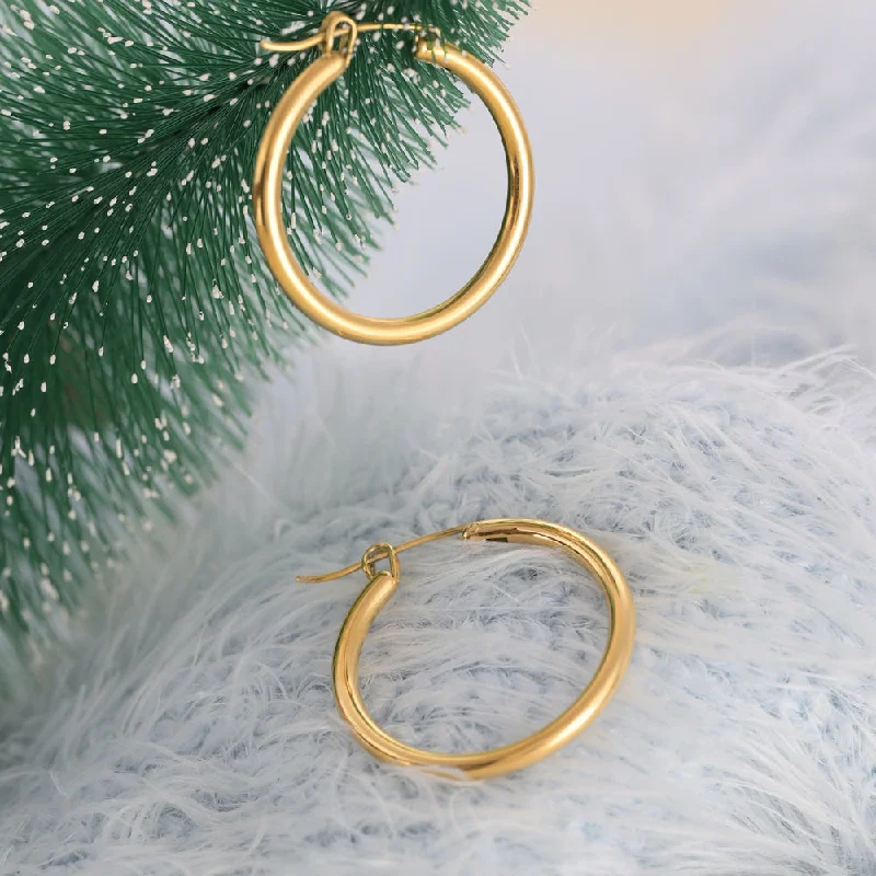Enamel - Coated Women's Rings in Bright, Bold ColorsGolden Halo Hoops