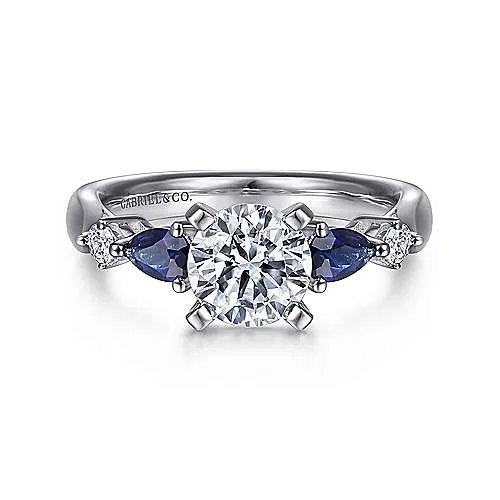 Men's Alexandrite Engagement Rings in Platinum with a Hidden Halo of DiamondsElegant 14K White Gold Round Five Stone Sapphire and Diamond Engagement Semi-Mount Ring Men's Alexandrite Engagement Rings in Platinum with a Hidden Halo of DiamondsElegant 14K White Gold Round Five Stone Sapphire and Diamond Engagement Semi-Mount Ring