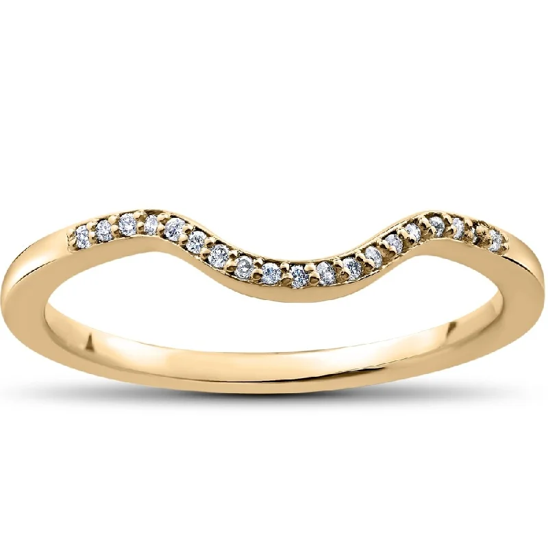 Signature - Design Women's Diamond Rings with a Brand - Specific Pattern and High - Quality Diamonds1/16 ct Lab Created Diamond Aria Wedding Curved Contour Ring Signature - Design Women's Diamond Rings with a Brand - Specific Pattern and High - Quality Diamonds1/16 ct Lab Created Diamond Aria Wedding Curved Contour Ring