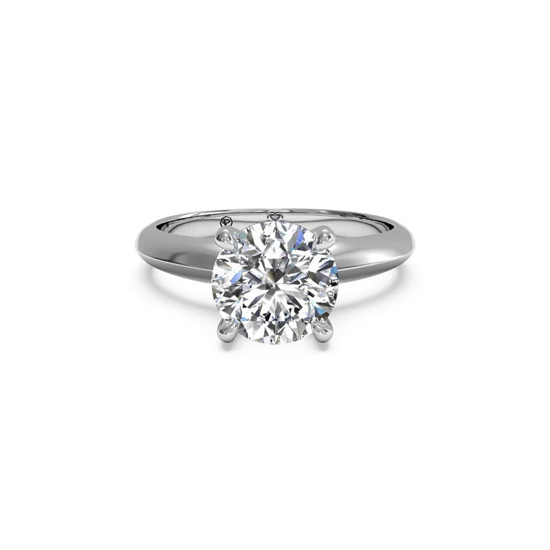 Men's Ruby Engagement Rings in Rose Gold with a Solitaire Design for a Romantic GestureKnife-Edge Surprise Diamond Round Diamond Engagement Ring Men's Ruby Engagement Rings in Rose Gold with a Solitaire Design for a Romantic GestureKnife-Edge Surprise Diamond Round Diamond Engagement Ring