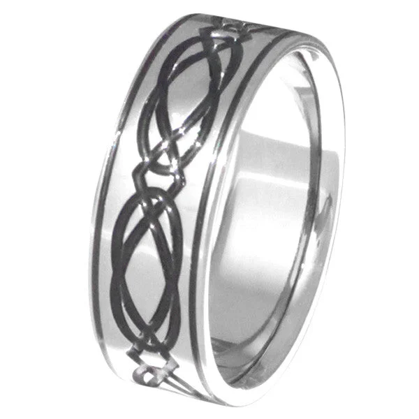 Stackable Titanium Rings with Different Widths and TexturesTitanium Irish Celtic Promise Rings ck36 Stackable Titanium Rings with Different Widths and TexturesTitanium Irish Celtic Promise Rings ck36