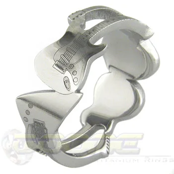 Adjustable - Size Titanium Rings to Fit Different Finger SizesThe Axes