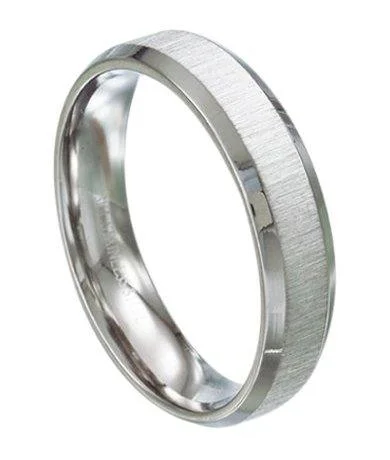 Men's gold signet rings with engraved initialsStainless Steel Ring with Brushed Finish and Beveled Edges-5mm Men's gold signet rings with engraved initialsStainless Steel Ring with Brushed Finish and Beveled Edges-5mm