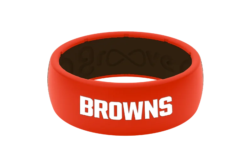 Men's silicone fitness rings for active lifestylesNFL Cleveland Browns Ring