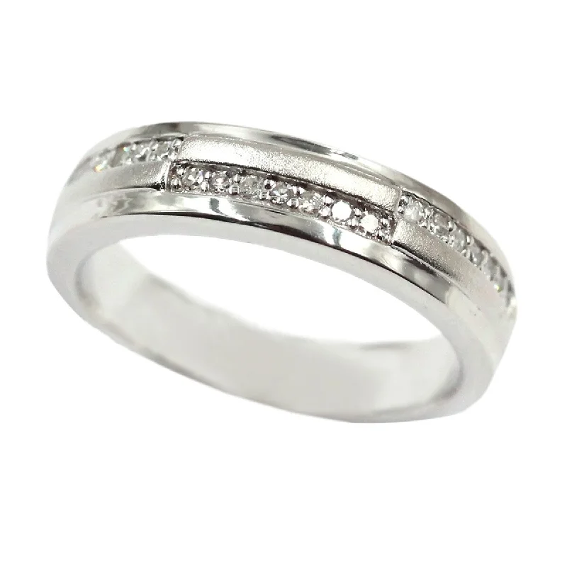 Vintage - Style Women's Diamond Rings with Floral - Engraved Bands and Multiple Diamond Accents925 Sterling Silver Diamond Band Ring Vintage - Style Women's Diamond Rings with Floral - Engraved Bands and Multiple Diamond Accents925 Sterling Silver Diamond Band Ring