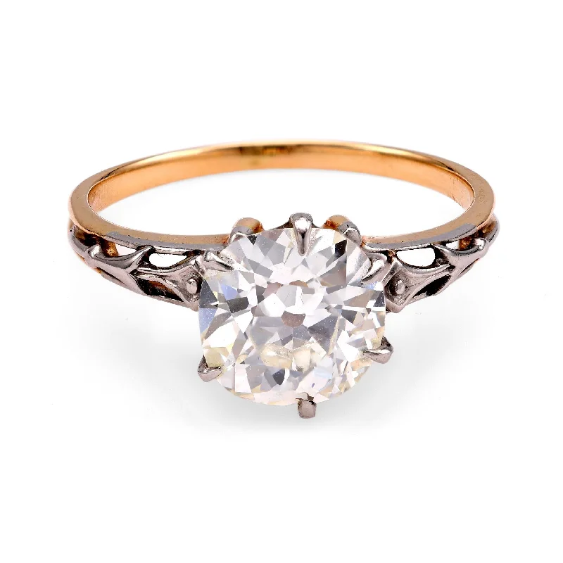 Oval - cut sapphire and diamond engagement ring in 18K white goldArt Nouveau Diamond Ring Oval - cut sapphire and diamond engagement ring in 18K white goldArt Nouveau Diamond Ring