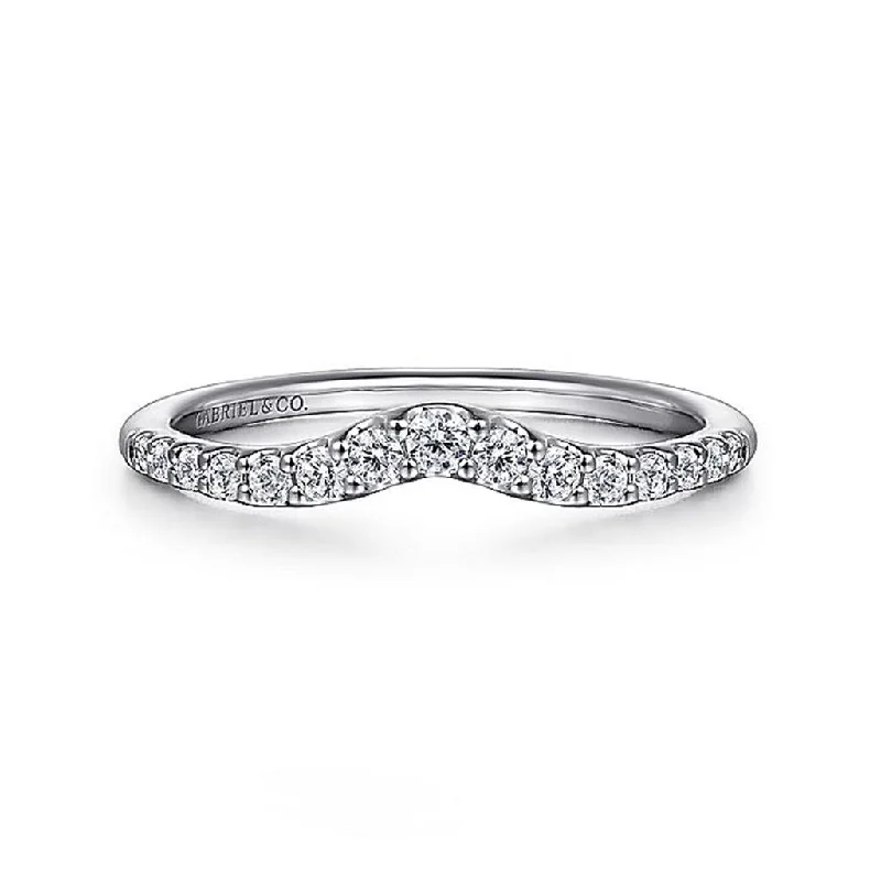 Pear - Shaped Women's Diamond Rings in Yellow Gold with a Single - Diamond Pendant Look14K White Gold Curved Diamond Anniversary Band Pear - Shaped Women's Diamond Rings in Yellow Gold with a Single - Diamond Pendant Look14K White Gold Curved Diamond Anniversary Band