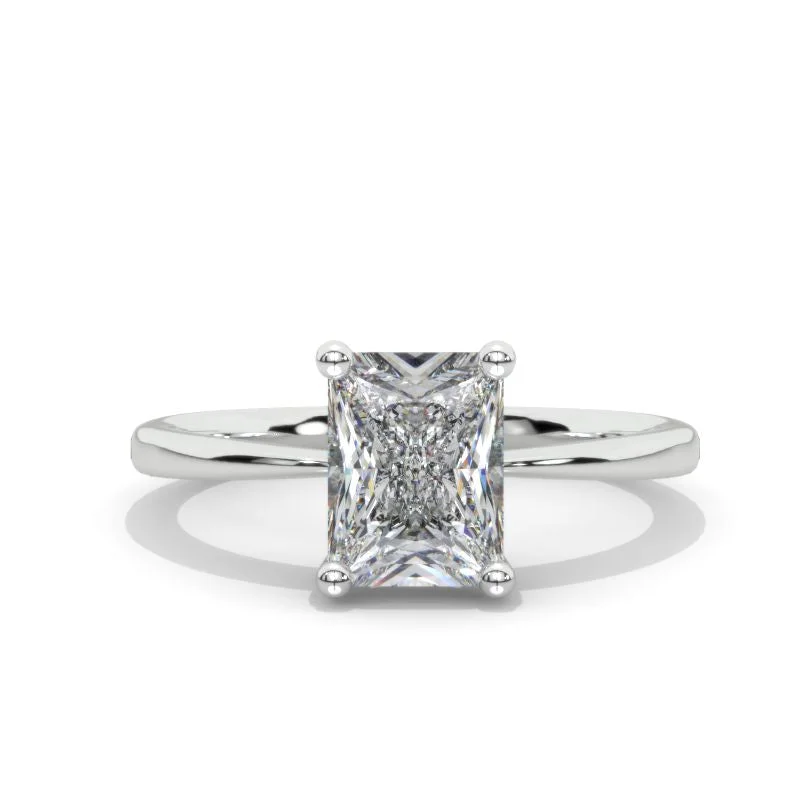 Men's Tourmaline Engagement Rings in 18K Two - Tone Gold with a Floral - Inspired Setting2 Carat Radiant Cut Moissanite White Gold Engagement Ring Men's Tourmaline Engagement Rings in 18K Two - Tone Gold with a Floral - Inspired Setting2 Carat Radiant Cut Moissanite White Gold Engagement Ring