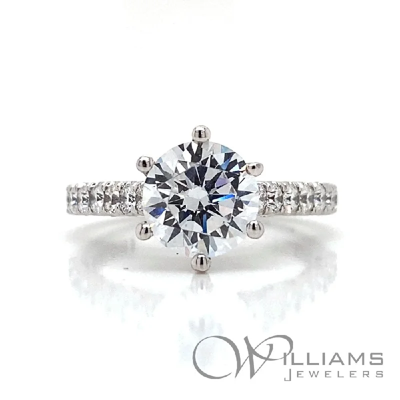 Men's Diamond Engagement Rings with Platinum Band and Halo Setting for a Luxury ProposalTacori Petite Crescent 18 Karat Diamond Engagement Ring Men's Diamond Engagement Rings with Platinum Band and Halo Setting for a Luxury ProposalTacori Petite Crescent 18 Karat Diamond Engagement Ring