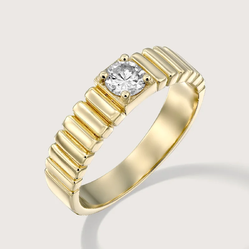 Men's Opal Engagement Rings in 10K Gold with a Milgrain - Trimmed BandCelina Ring Men's Opal Engagement Rings in 10K Gold with a Milgrain - Trimmed BandCelina Ring