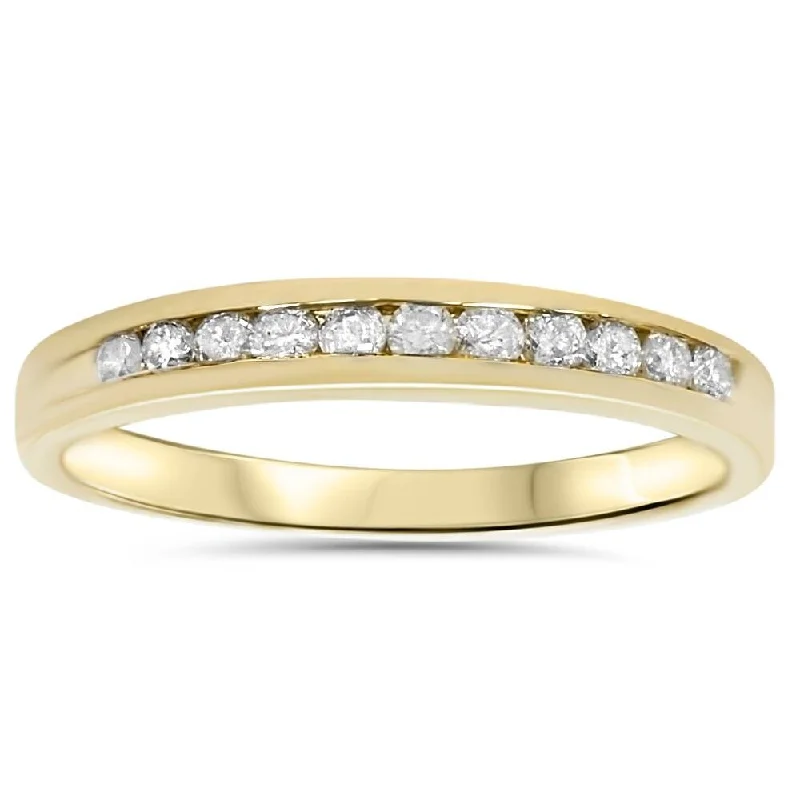 Art Deco - Inspired Women's Diamond Rings with Geometric Designs and Baguette - Cut Diamonds1/4ct 14K Yellow Gold Diamond Wedding Guard Stack Ring Art Deco - Inspired Women's Diamond Rings with Geometric Designs and Baguette - Cut Diamonds1/4ct 14K Yellow Gold Diamond Wedding Guard Stack Ring