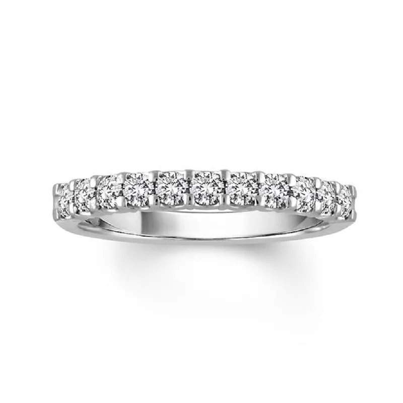 Adjustable Women's Diamond Rings with a Flexible Band for a Comfortable and Custom Fit14K White Gold Half Anniversary Diamond Ring Adjustable Women's Diamond Rings with a Flexible Band for a Comfortable and Custom Fit14K White Gold Half Anniversary Diamond Ring