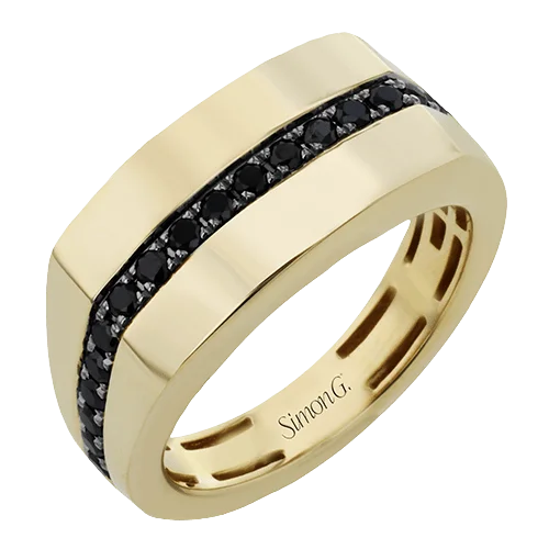 Men's two - tone rings combining silver and goldMen's Wedding Band In 14k Or 18k Gold With Black Diamonds Men's two - tone rings combining silver and goldMen's Wedding Band In 14k Or 18k Gold With Black Diamonds