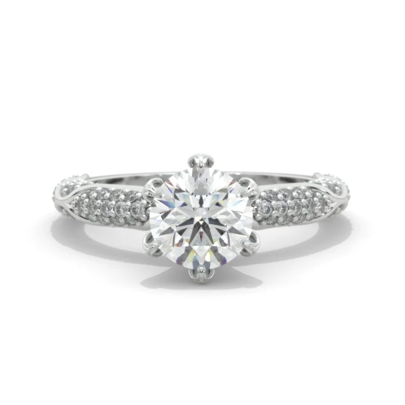 Men's Turquoise Engagement Rings in 925 Silver with a Southwestern - Inspired Band2 Carat Moissanite Floral White Gold Engagement Ring Men's Turquoise Engagement Rings in 925 Silver with a Southwestern - Inspired Band2 Carat Moissanite Floral White Gold Engagement Ring