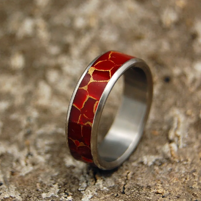 Magnetic Clasp Women's Rings for Easy Wearing and RemovalStone Of Endurance | Men's Red Jasper Stone & Titanium Wedding Ring Magnetic Clasp Women's Rings for Easy Wearing and RemovalStone Of Endurance | Men's Red Jasper Stone & Titanium Wedding Ring