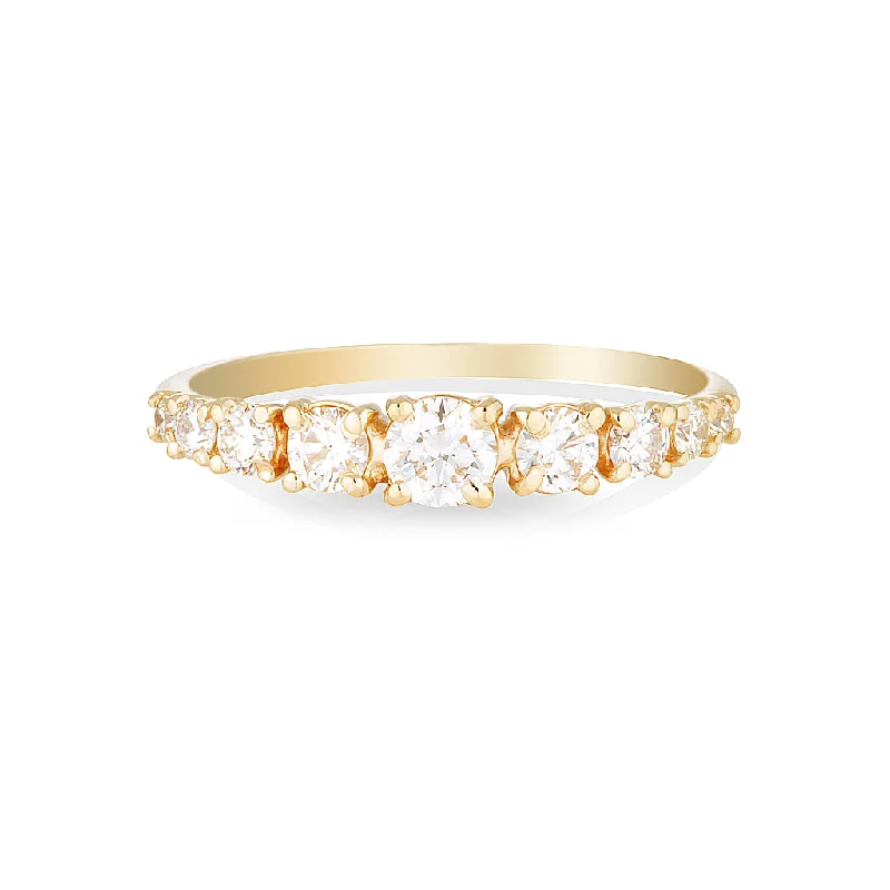 Vintage - Style Women's Diamond Rings with Floral - Engraved Bands and Multiple Diamond AccentsMaya medium II | diamonds Vintage - Style Women's Diamond Rings with Floral - Engraved Bands and Multiple Diamond AccentsMaya medium II | diamonds