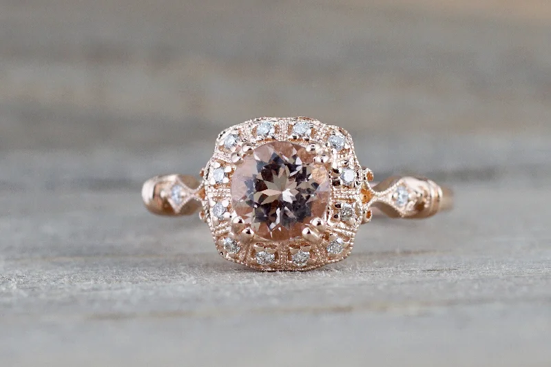 Men's oxidized silver rings for an antique lookClovis Gold Vintage Diamond Morganite Engagement Promise Ring Rope Bead Vintage Art Deco Men's oxidized silver rings for an antique lookClovis Gold Vintage Diamond Morganite Engagement Promise Ring Rope Bead Vintage Art Deco
