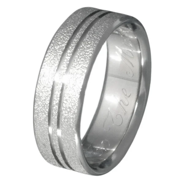 Titanium Rings with a Solar - Powered Light - Up FeatureThe Shimmer - Frost Titanium Wedding Ring f9 Titanium Rings with a Solar - Powered Light - Up FeatureThe Shimmer - Frost Titanium Wedding Ring f9