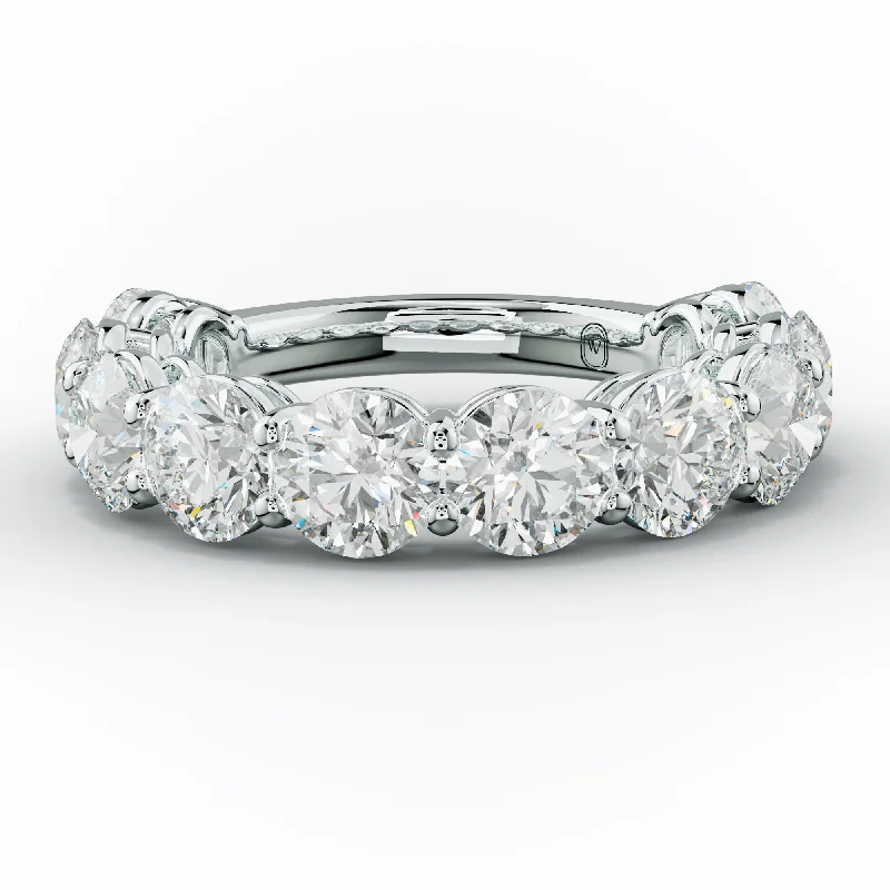 Titanium anniversary rings for a lightweight option5.0 Carat Round Diamond Anniversary Band Titanium anniversary rings for a lightweight option5.0 Carat Round Diamond Anniversary Band