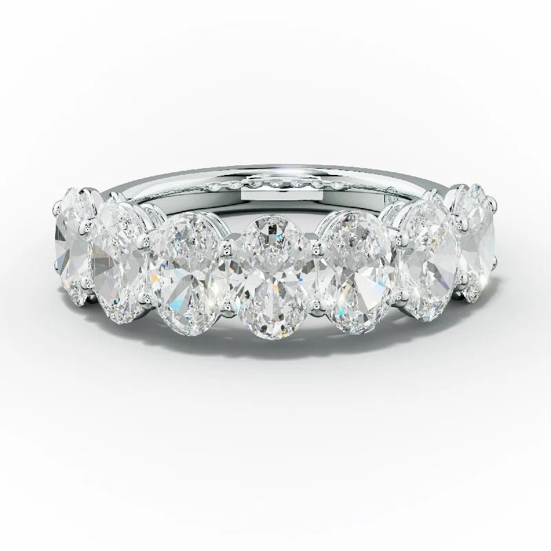 Sapphire and diamond anniversary rings for a regal touch3.0 Carat Oval Diamond Anniversary Band Sapphire and diamond anniversary rings for a regal touch3.0 Carat Oval Diamond Anniversary Band