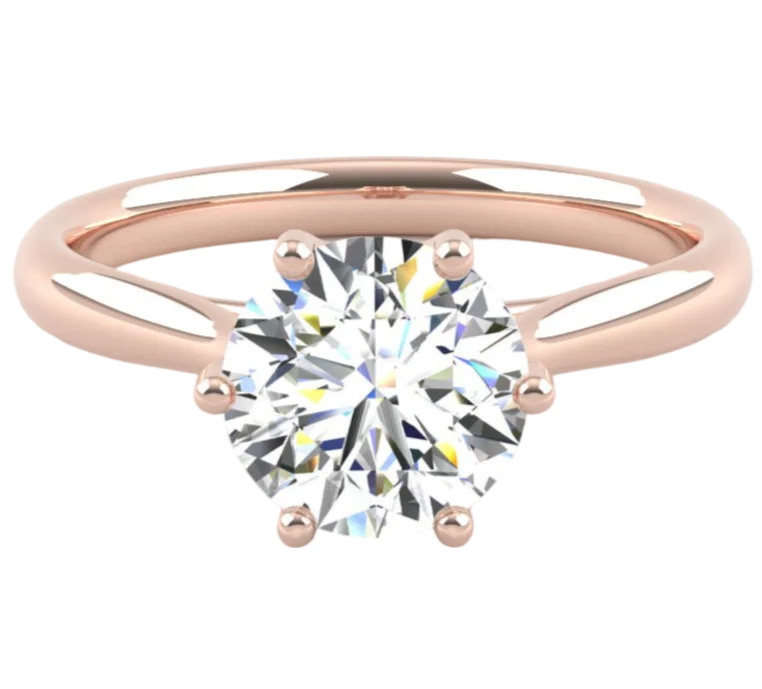 Pear - Shaped Women's Diamond Rings in Yellow Gold with a Single - Diamond Pendant LookFairtrade 18ct Rose Gold Six Claw Solitaire Lab Diamond Engagement Ring Pear - Shaped Women's Diamond Rings in Yellow Gold with a Single - Diamond Pendant LookFairtrade 18ct Rose Gold Six Claw Solitaire Lab Diamond Engagement Ring