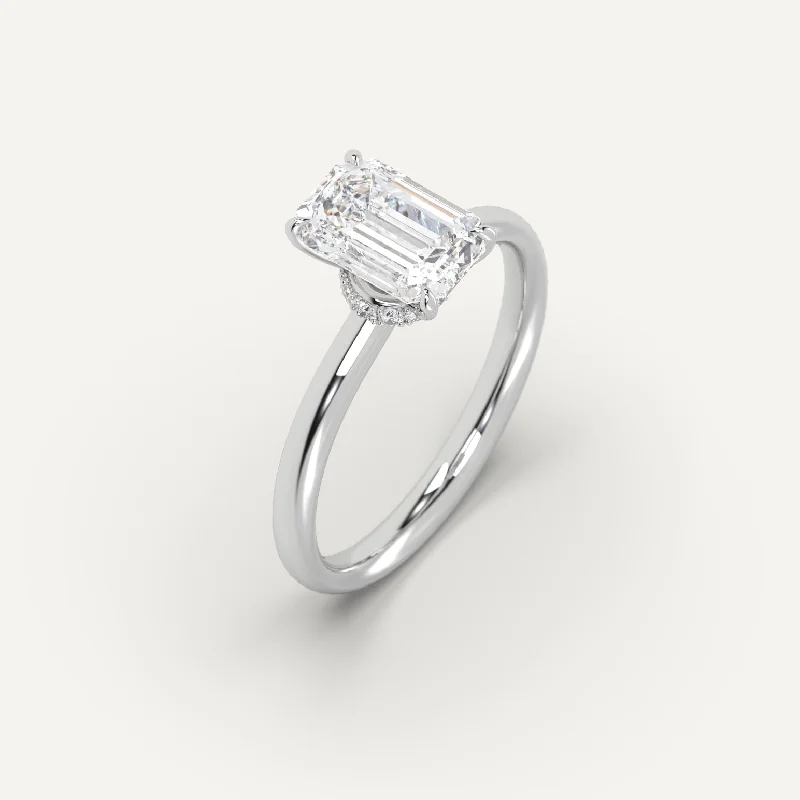 Men's Emerald Engagement Rings with 14K Yellow Gold and Vintage - Style Filigree3 carat Emerald Cut Diamond Ring Men's Emerald Engagement Rings with 14K Yellow Gold and Vintage - Style Filigree3 carat Emerald Cut Diamond Ring