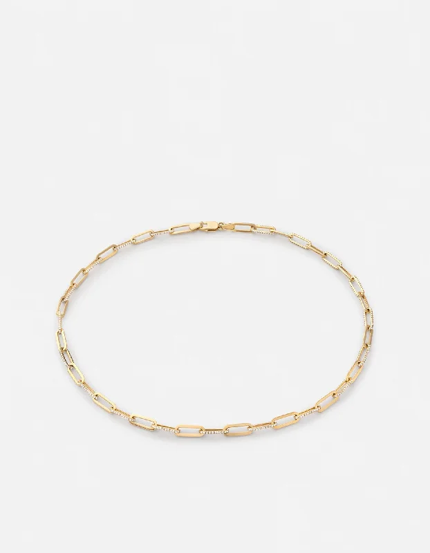 Art Deco - Inspired Women's Rings with Geometric Shapes in 14K GoldVolt Link Choker, 14k Gold Pavé Art Deco - Inspired Women's Rings with Geometric Shapes in 14K GoldVolt Link Choker, 14k Gold Pavé