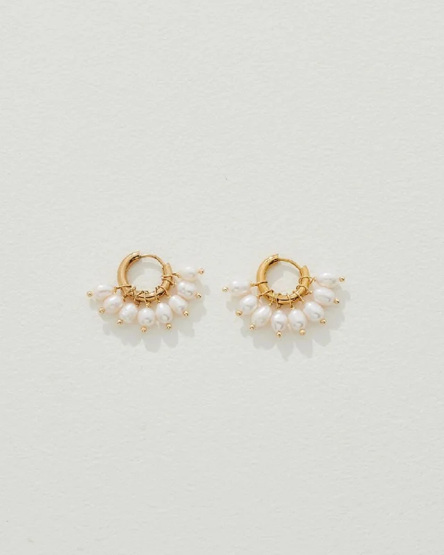 Trendy hoop earringsTineo Earrings in Gold