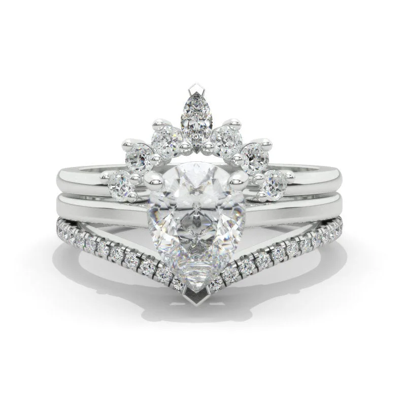 Men's Amethyst Engagement Rings in Sterling Silver with a Contemporary Geometric Setting14K White Gold 1.6 Carat Pear Moissanite Halo Engagement Ring Eternity Ring Set Men's Amethyst Engagement Rings in Sterling Silver with a Contemporary Geometric Setting14K White Gold 1.6 Carat Pear Moissanite Halo Engagement Ring Eternity Ring Set