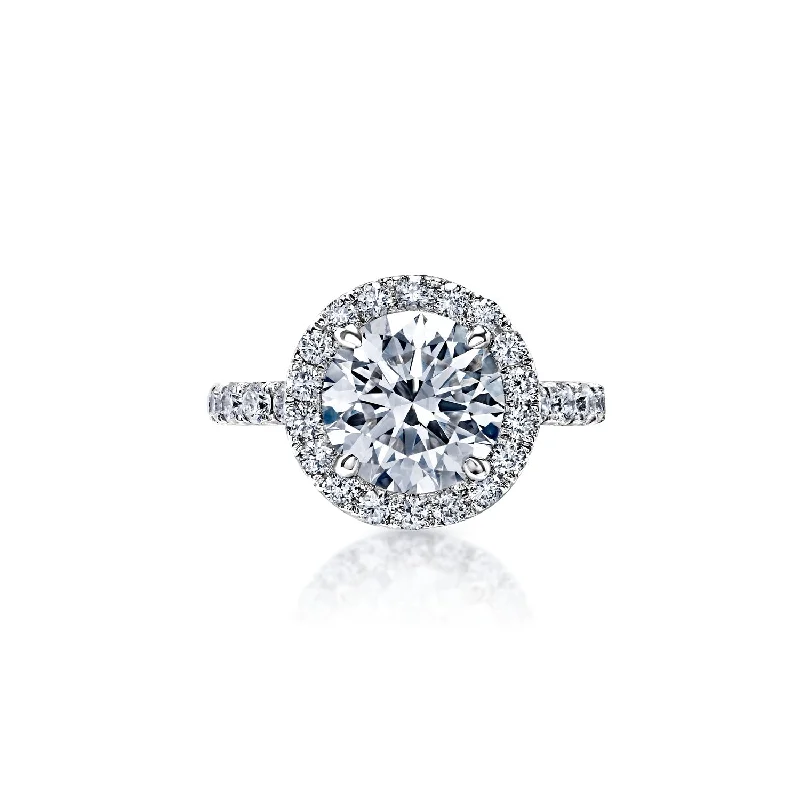 Adjustable Women's Diamond Rings with a Flexible Band for a Comfortable and Custom FitLeni 4 Carats G* VS2 Round Brilliant Lab Grown Diamond Engagement Ring in 18k White Gold Adjustable Women's Diamond Rings with a Flexible Band for a Comfortable and Custom FitLeni 4 Carats G* VS2 Round Brilliant Lab Grown Diamond Engagement Ring in 18k White Gold
