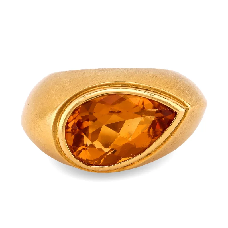 Heart - shaped diamond engagement ring with a hidden halo in 14K rose goldVintage 4.3 Carat Pear Shape Citrine 18K Yellow Gold Bezel Ring Heart - shaped diamond engagement ring with a hidden halo in 14K rose goldVintage 4.3 Carat Pear Shape Citrine 18K Yellow Gold Bezel Ring