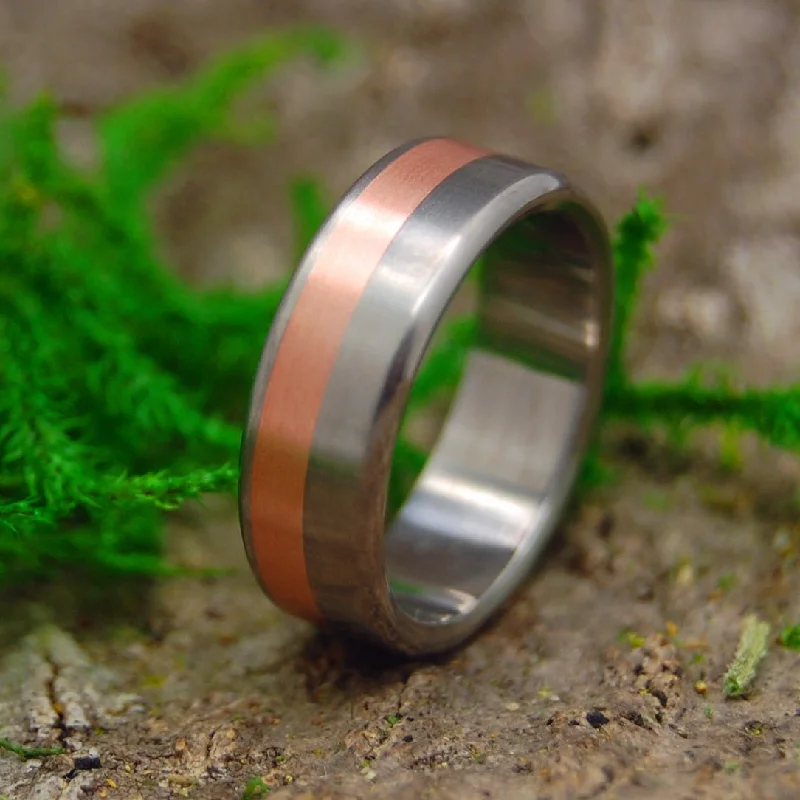 Men's sports - team logo rings for fansCoppersmith | Men's Copper & Titanium Wedding Ring