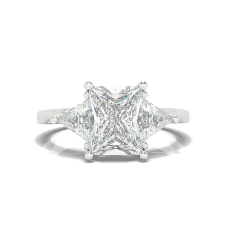 Men's Tourmaline Engagement Rings in 18K Two - Tone Gold with a Floral - Inspired Setting3 Carat Giliarto Radiant Moissanite Engagement Ring Men's Tourmaline Engagement Rings in 18K Two - Tone Gold with a Floral - Inspired Setting3 Carat Giliarto Radiant Moissanite Engagement Ring