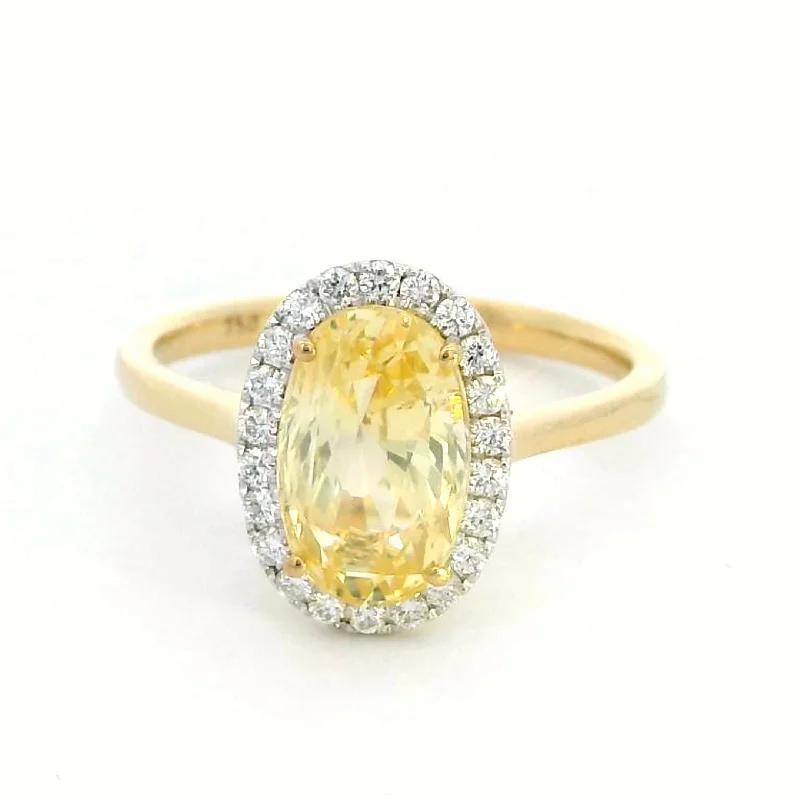 Men's Citrine Engagement Rings in Stainless Steel with a Stackable Band DesignElegant 18K Yellow Gold Ring with 3.41 Carat Oval Yellow Sapphire & Diamond Halo Men's Citrine Engagement Rings in Stainless Steel with a Stackable Band DesignElegant 18K Yellow Gold Ring with 3.41 Carat Oval Yellow Sapphire & Diamond Halo