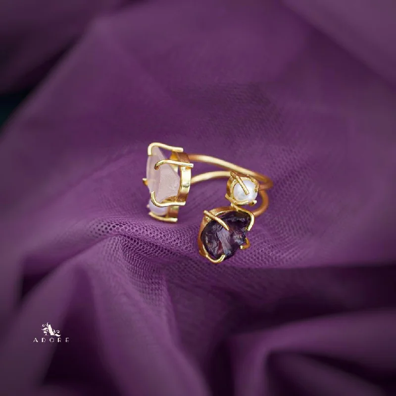 Amethyst + Rose Quartz