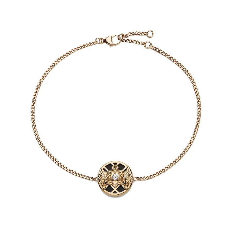 Vintage - Style Women's Diamond Rings with Floral - Engraved Bands and Multiple Diamond AccentsBalmain 18K Yellow Gold Emblem Chain Bracelet Vintage - Style Women's Diamond Rings with Floral - Engraved Bands and Multiple Diamond AccentsBalmain 18K Yellow Gold Emblem Chain Bracelet