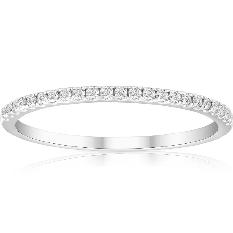 Cluster - Style Women's Diamond Rings with Multiple Small Diamonds Arranged in a Stunning Pattern1/5ct Diamond Wedding Band 10K White Gold Cluster - Style Women's Diamond Rings with Multiple Small Diamonds Arranged in a Stunning Pattern1/5ct Diamond Wedding Band 10K White Gold