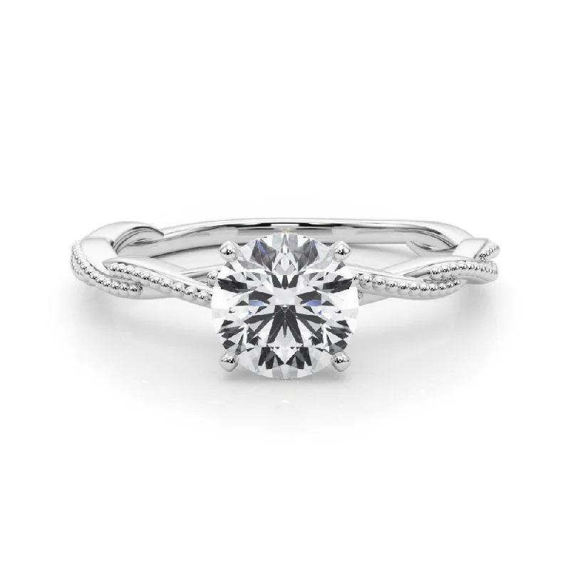 Men's Alexandrite Engagement Rings in Platinum with a Hidden Halo of DiamondsAnastasia Twisted Vine Round Diamond Solitaire Engagement Ring Men's Alexandrite Engagement Rings in Platinum with a Hidden Halo of DiamondsAnastasia Twisted Vine Round Diamond Solitaire Engagement Ring