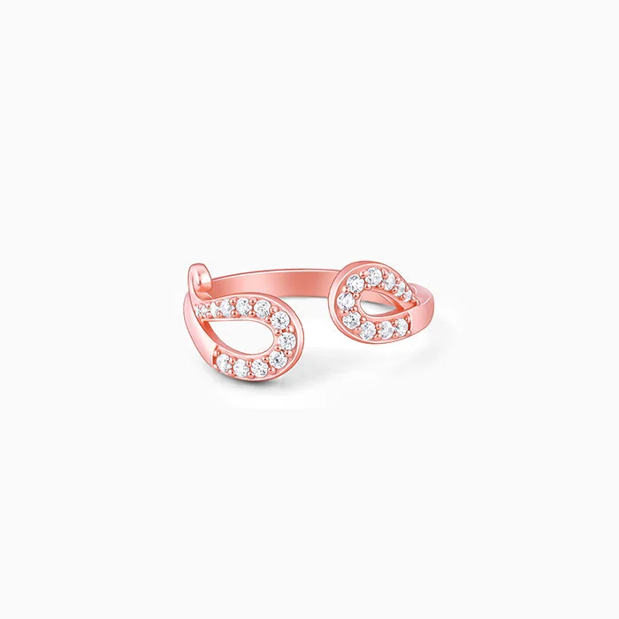 Women's Rings with Hidden Compartments for Secret KeepsakesRose Gold Amba Ring