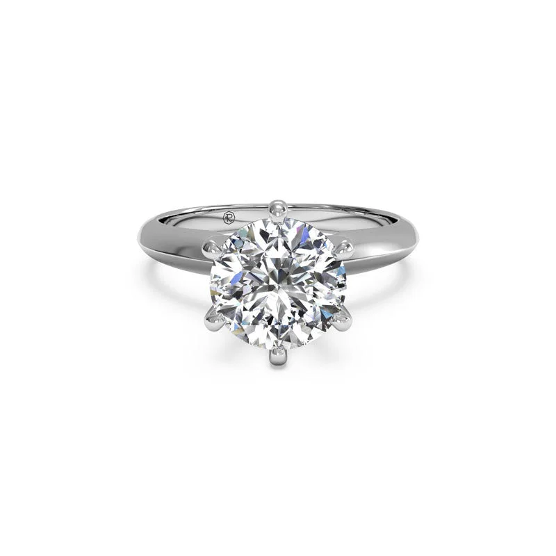 Men's Ruby Engagement Rings in Rose Gold with a Solitaire Design for a Romantic GestureSix-Prong Solitaire Knife-Edge Round Diamond Engagement Ring Men's Ruby Engagement Rings in Rose Gold with a Solitaire Design for a Romantic GestureSix-Prong Solitaire Knife-Edge Round Diamond Engagement Ring