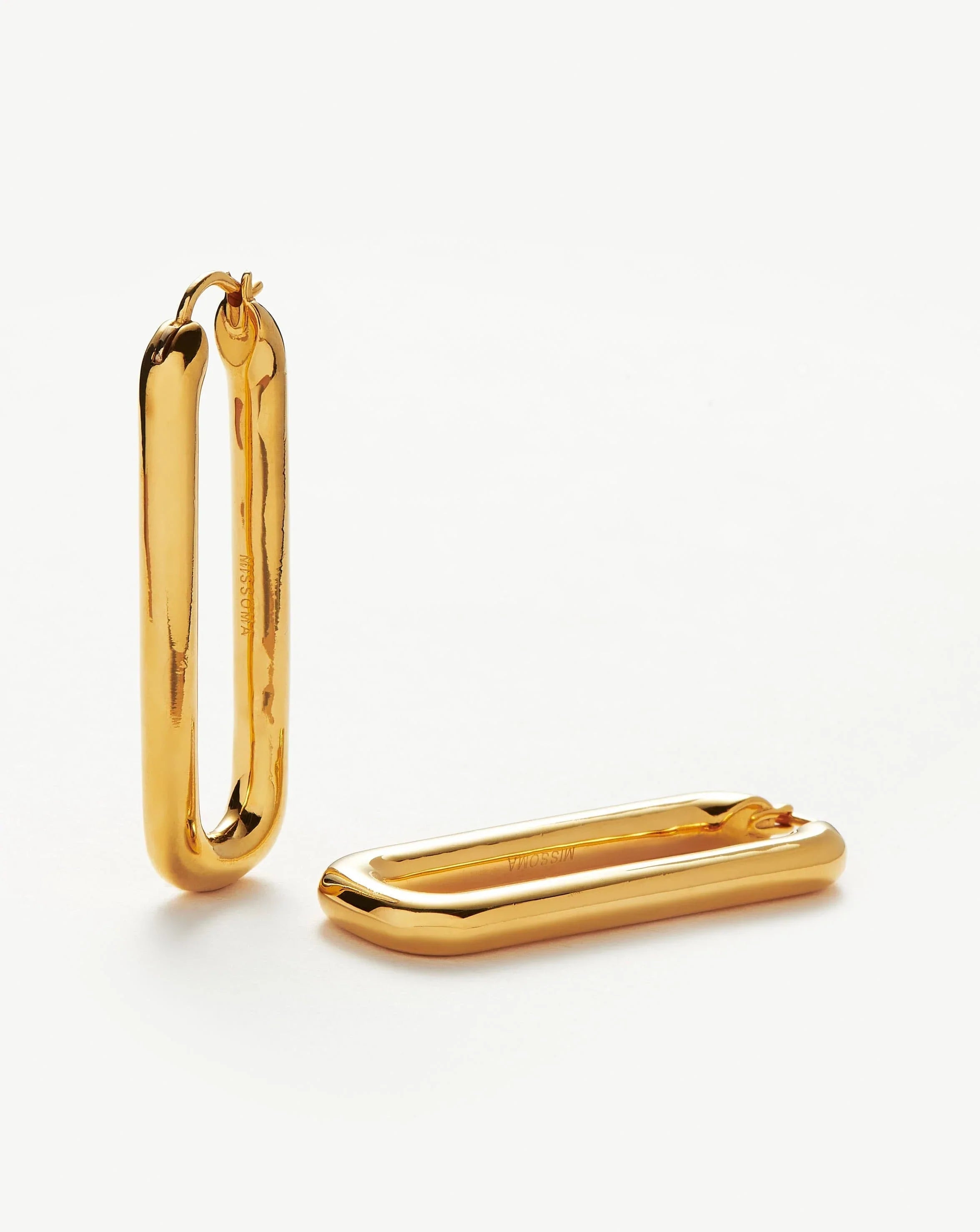 Hoop earrings for womenOvate Hoop Earrings