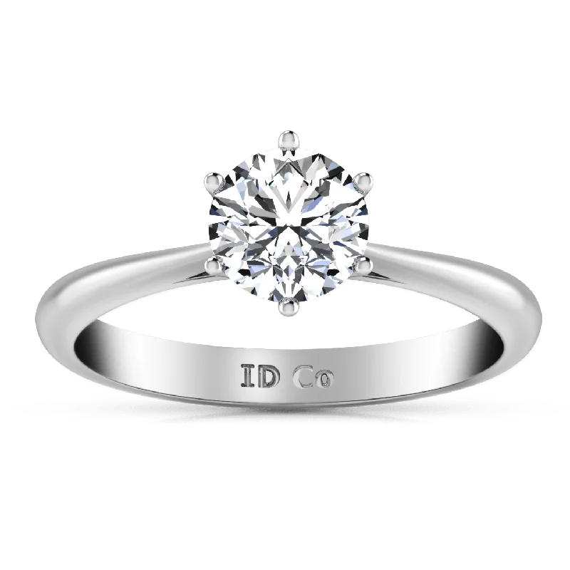 Floral - Patterned Women's Rings in 18K Yellow Gold for a Feminine LookRound Diamond Solitaire Engagement Ring Alexa 14K White Gold Floral - Patterned Women's Rings in 18K Yellow Gold for a Feminine LookRound Diamond Solitaire Engagement Ring Alexa 14K White Gold